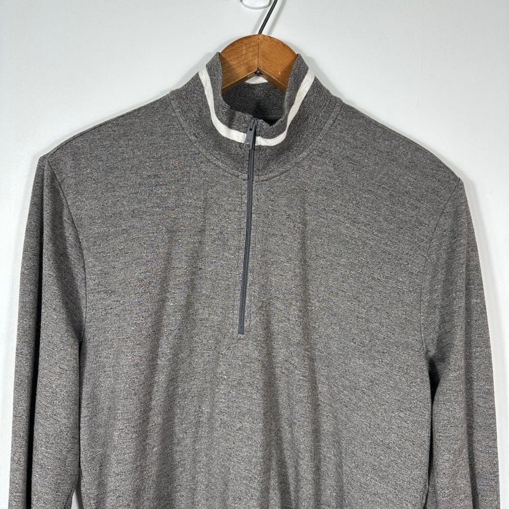 Polo Ralph Lauren Quarter Zip Pullover Mens Small Gray Heathered Knit - Picture 5 of 7